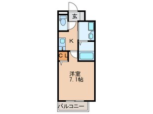 グランエクラ加島Ⅱの物件間取画像